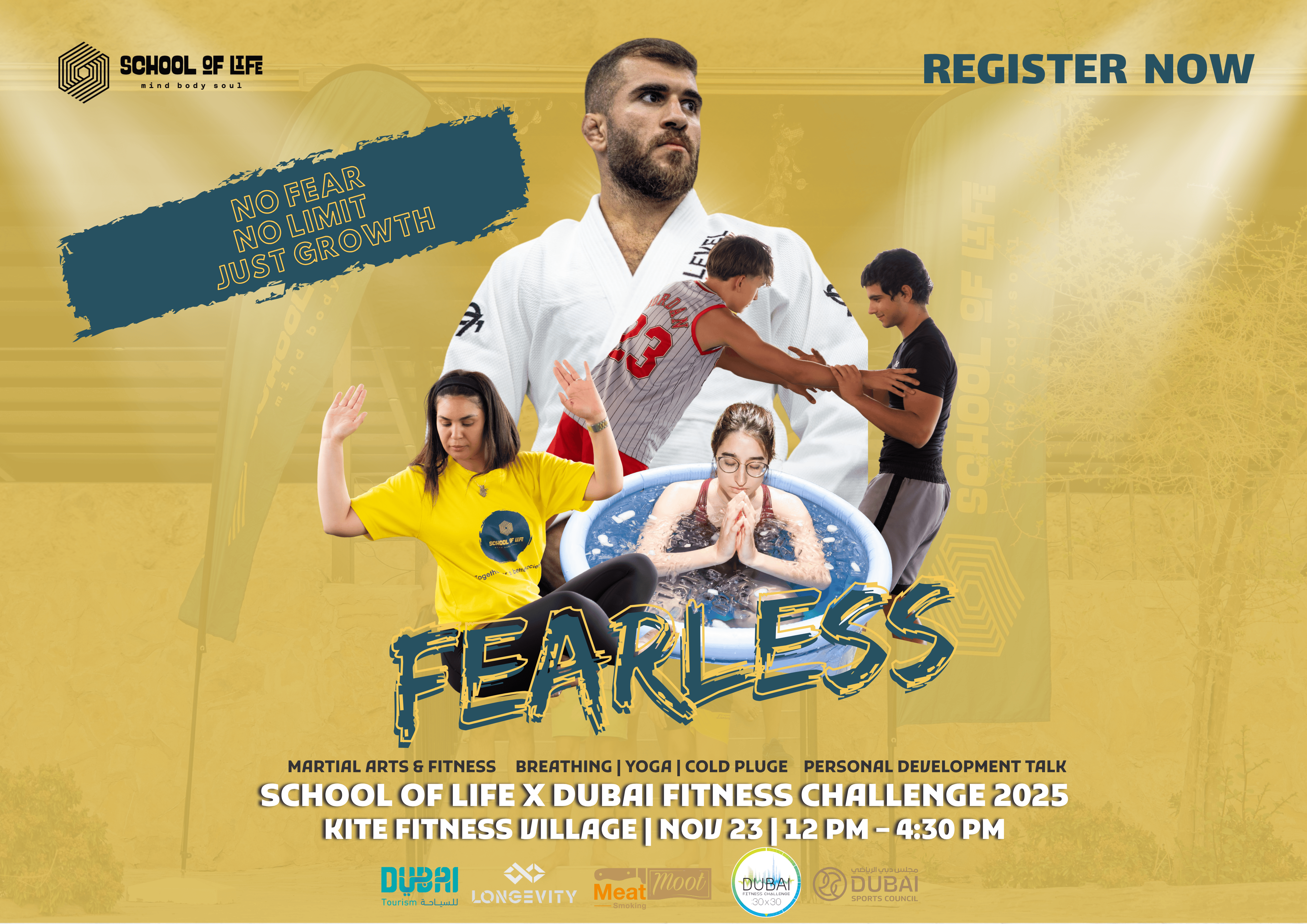 FEARLESS - School of life X Dubai Fitness Challenge